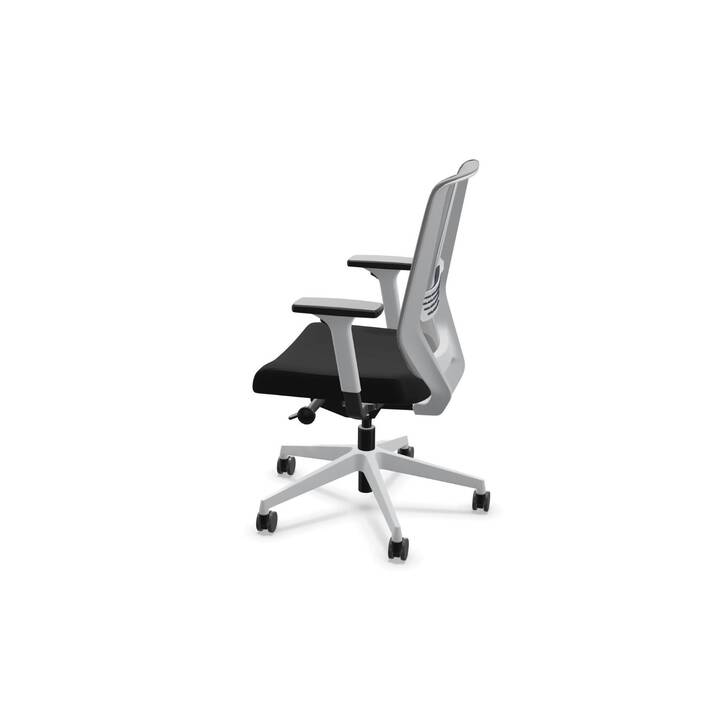 TREND OFFICE SC 9242  Fauteuil de bureau piovant (Blanc)