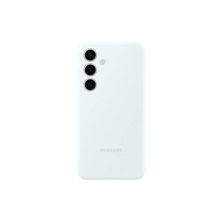 SAMSUNG Backcover Silicone (Galaxy S24+, Blanc)