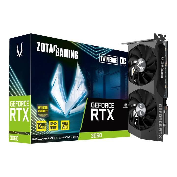 ZOTAC Twin Edge OC Nvidia RTX 3060 (12 Go)