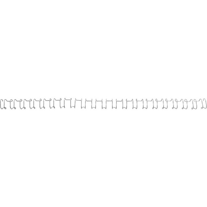 GBC Anneaux de reliure fil MultiBind (0.6 cm, Argent)