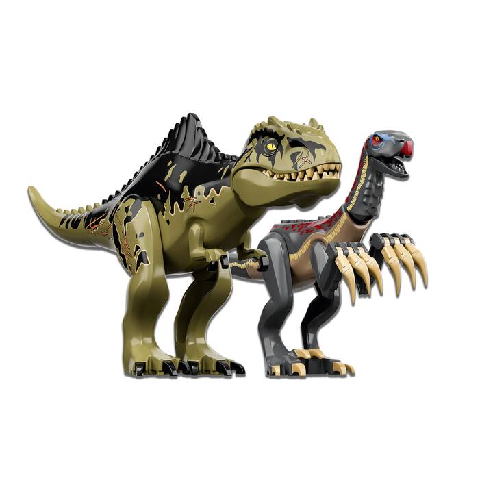 LEGO Jurassic World L’attacco del Giganotosauro e del Terizinosauro (76949)