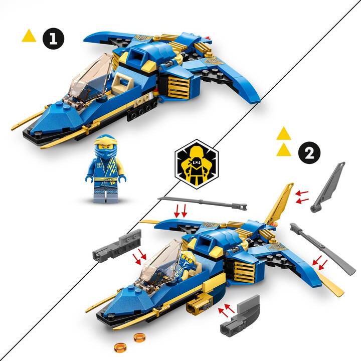 LEGO Ninjago Jet-Fulmine di Jay - EVOLUTION (71784)