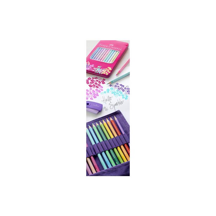 FABER-CASTELL Crayons de couleur (Multicolore, 12 pièce)