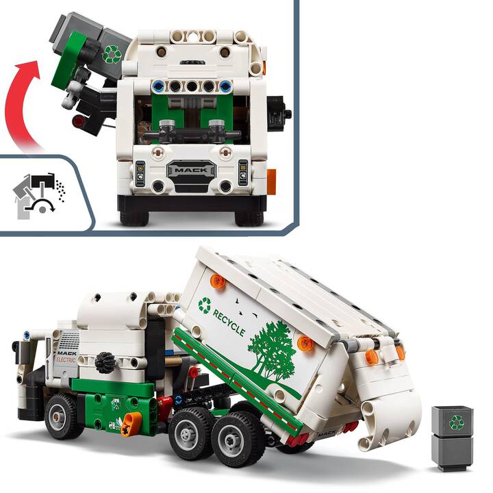 LEGO Technic Camion della spazzatura Mack LR Electric (42167)