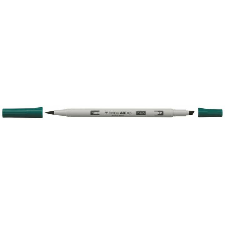TOMBOW Dual Brush ABT Pro 346 Fineliner (Grün, 1 Stück)