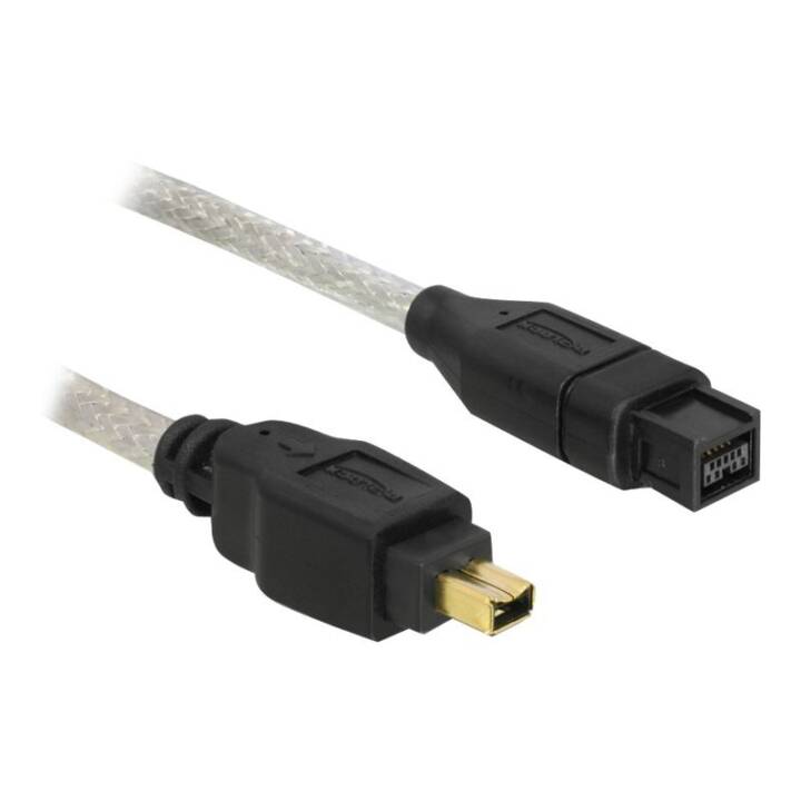 DELOCK 82589 Câble Firewire (FireWire 400, 9-pôles FireWire 800, 2 m)