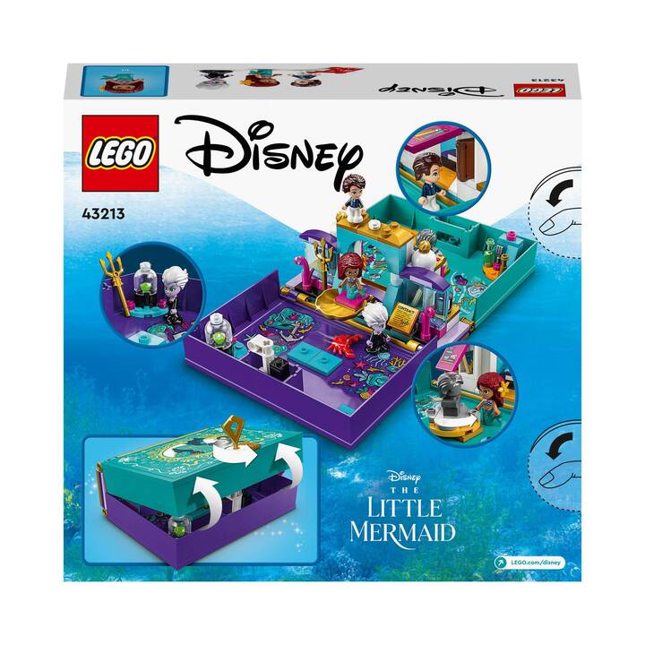 LEGO Disney Princess Libro delle fiabe della Sirenetta (43213)
