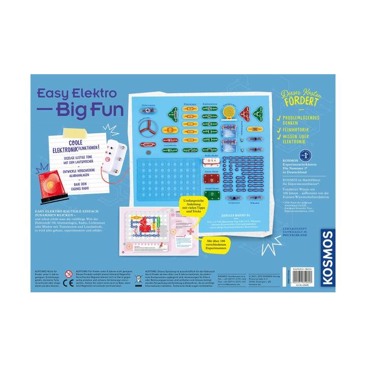 KOSMOS Easy Elektro – Big Fun Scatola di sperimentazione (Elettronica ed energia)