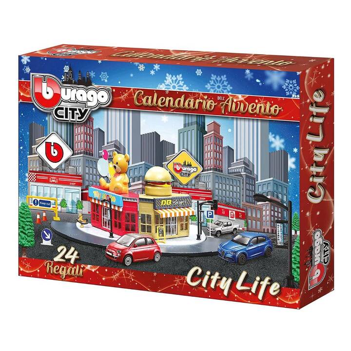 BBURAGO City Life Calendario dell'avvento giocattolo