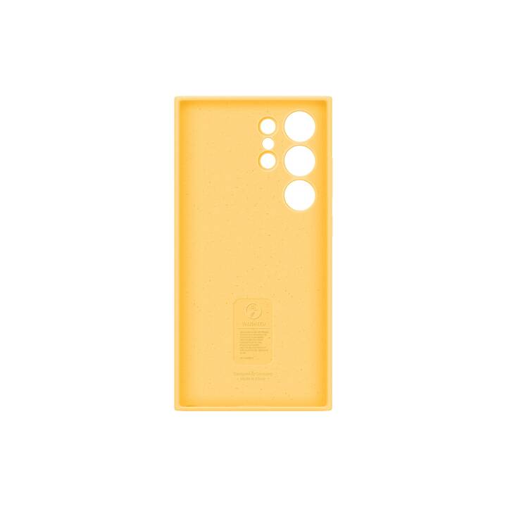 SAMSUNG Backcover Silicone (Galaxy S24 Ultra, Jaune)