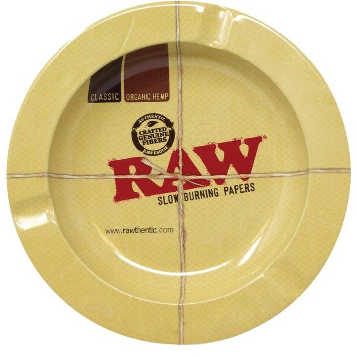 RAW PAPERS Cendrier de table Ashtray (Jaune, Rouge)