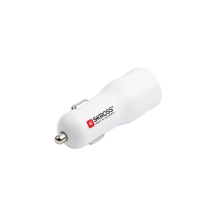 SKROSS Kfz Ladegerät (20 W, Zigarettenanzünder, USB Typ-C, USB Typ-A)