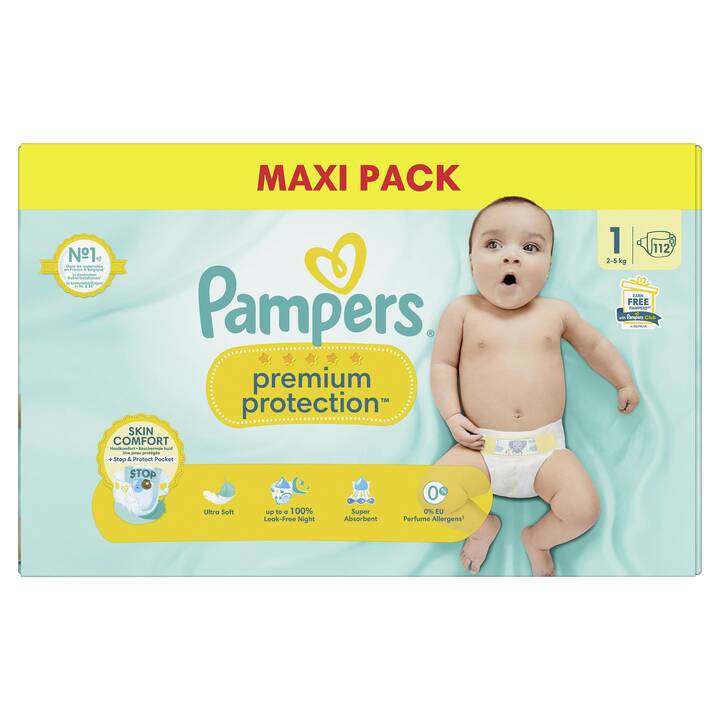 PAMPERS Premium Protection Neonato T. 1 (112 pezzo)