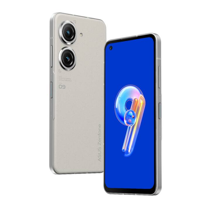 ASUS Zenfone 9 (5G, 128 GB, 5.9", 50 MP, Moonlight White)