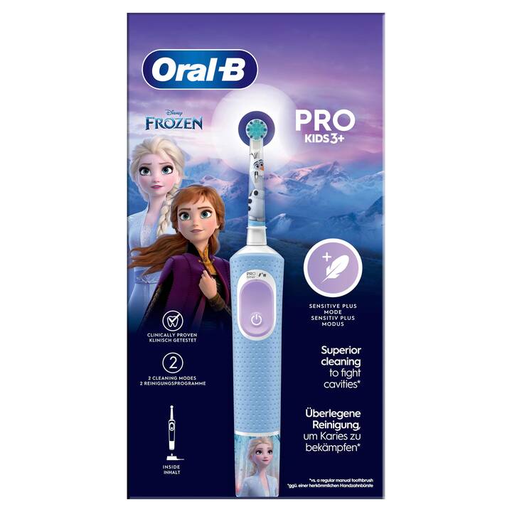 ORAL-B Vitality Pro 103 Kids Frozen (Viola, Blu chiaro)
