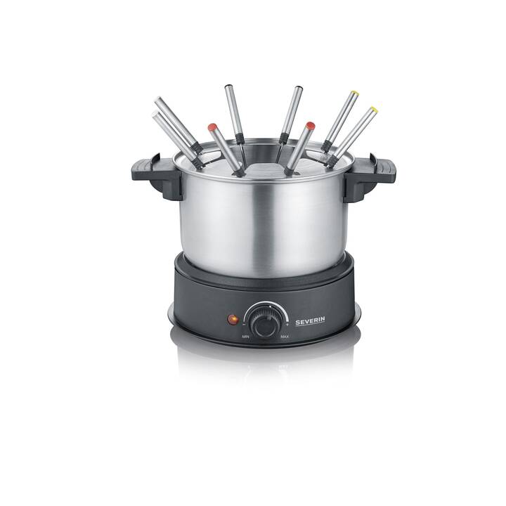 SEVERIN Fondue-Set All-in-One (Schokolade, Bourguignonne, Wein, Käse, Chinoise, 25 cm)