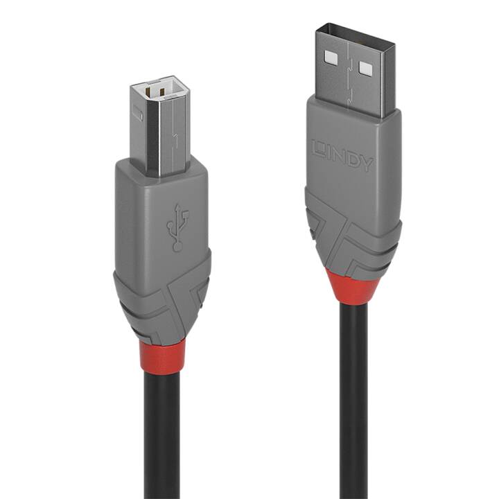 LINDY 36671 USB-Kabel (USB 2.0 Typ-B, USB 2.0 Typ-A, 0.5 m)