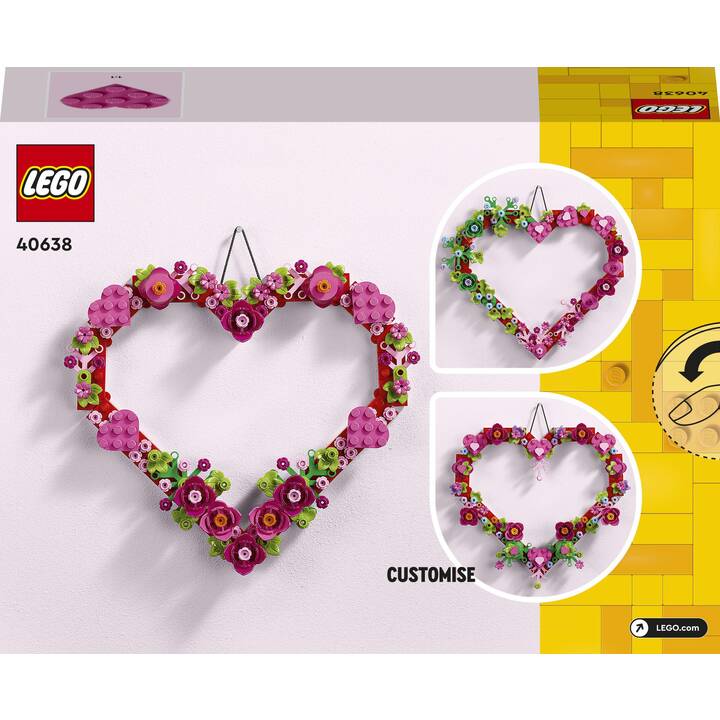 LEGO Icons Décoration en forme de cœur (40638)