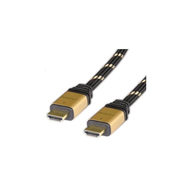 ROLINE Gold Câble de connexion (HDMI, 5 m)
