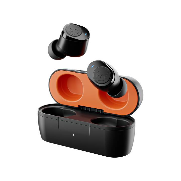 SKULLCANDY Jib True (In-Ear, Bluetooth 5.0, Noir, Orange)