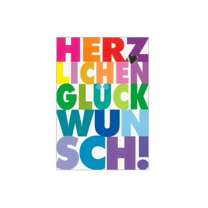 ABC Glückwunschkarte (Geburtstag, B6, Mehrfarbig) Interdiscount