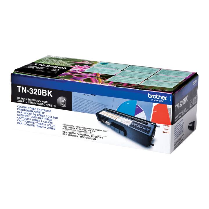 BROTHER TN-320BK (Toner seperato, Nero)