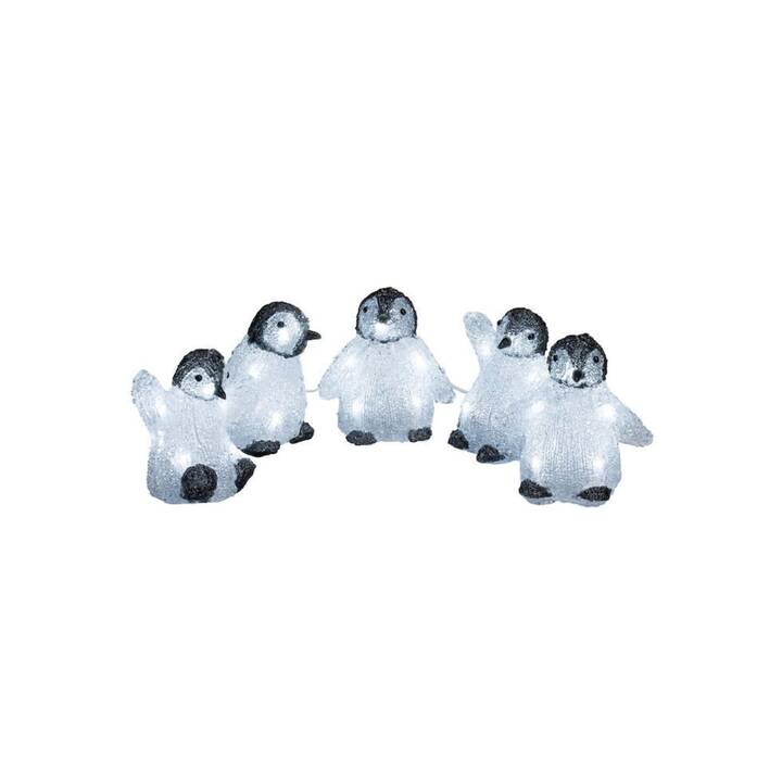 KONSTSMIDE Leuchtfigur Weihnachten Pinguine (Pinguin, 40 LEDs)