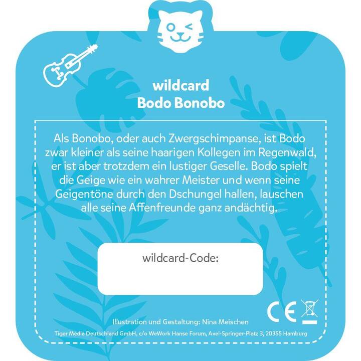 TIGERMEDIA Zugangsticket Wildcards (DE, Schweizerdeutsch, Tigerbox Touch)