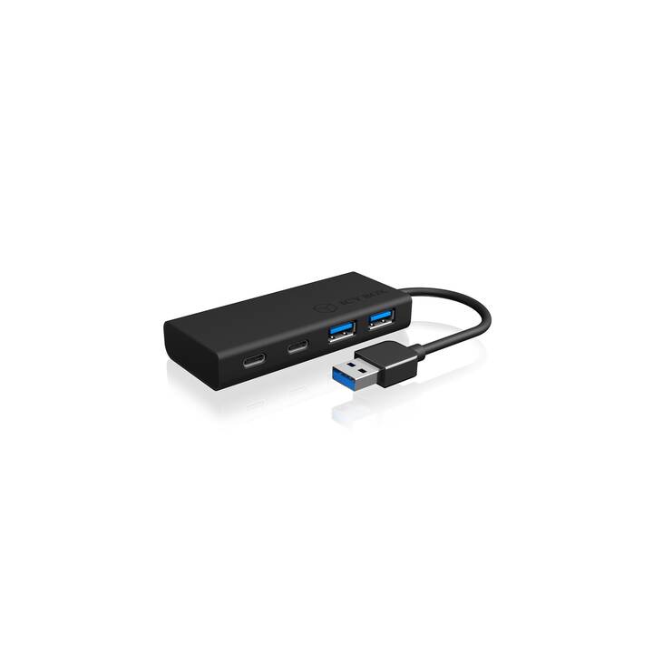 ICY BOX IB-HUB1426-U3 (4 Ports, USB Type-C, USB Type-A)