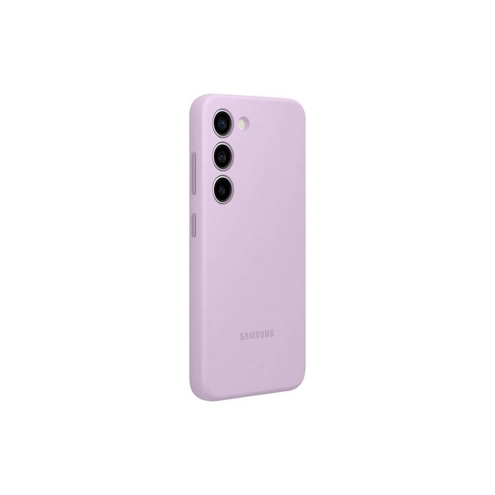 SAMSUNG Backcover Silicon (Galaxy S23, Lavender)