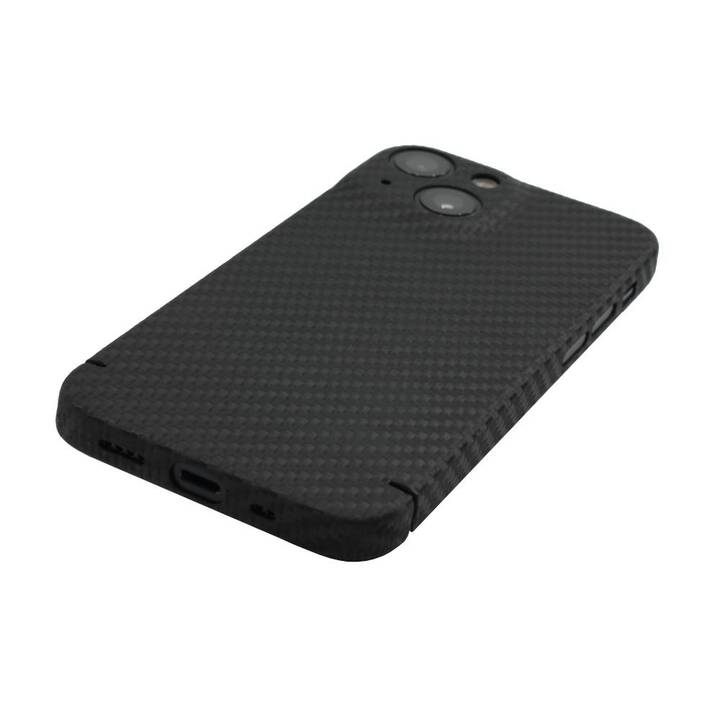 NEVOX Backcover MagSafe Carbon Series (iPhone 15 Plus, Schwarz)