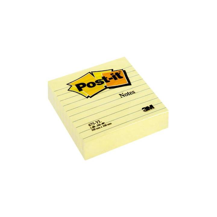 POST-IT Notes autocollantes (300 feuille, Jaune)