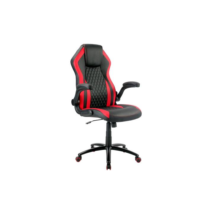 LC POWER Gaming Chaise CL-RC-BR-2 (Noir, Rouge)