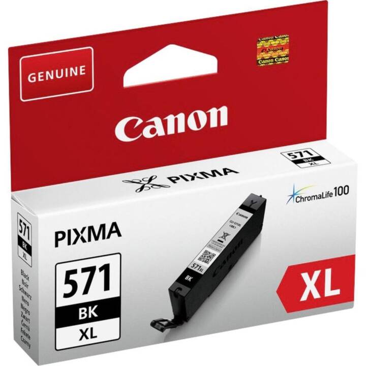 CANON CLI-571BK XL (Noir, 1 pièce)