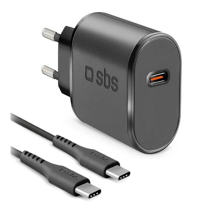 SBS USB-C Kit Caricabatteria da parete
