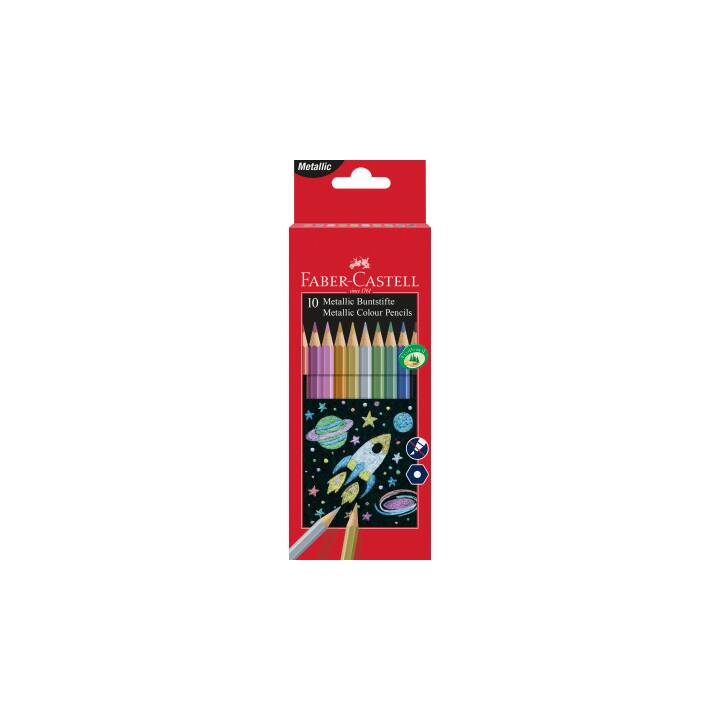 FABER-CASTELL Crayons de couleur (10 pièce)