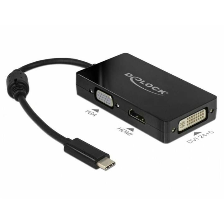 DELOCK Adattatore video (HDMI, DVI-D, VGA)