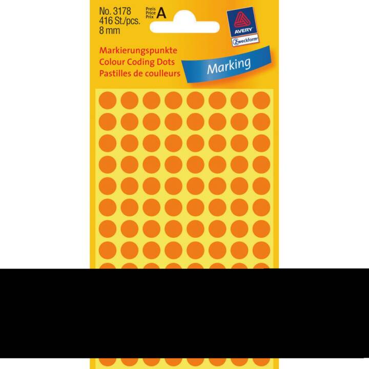 AVERY ZWECKFORM Sticker (Orange)