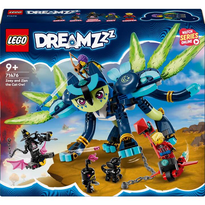 LEGO DREAMZzz Zoey et Zian, le chat-hibou (71476)