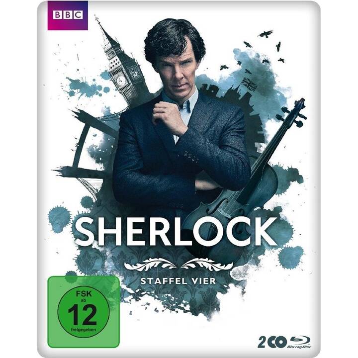 Sherlock Stagione 4 (Limited Edition, BBC, Steelbook, DE, EN)