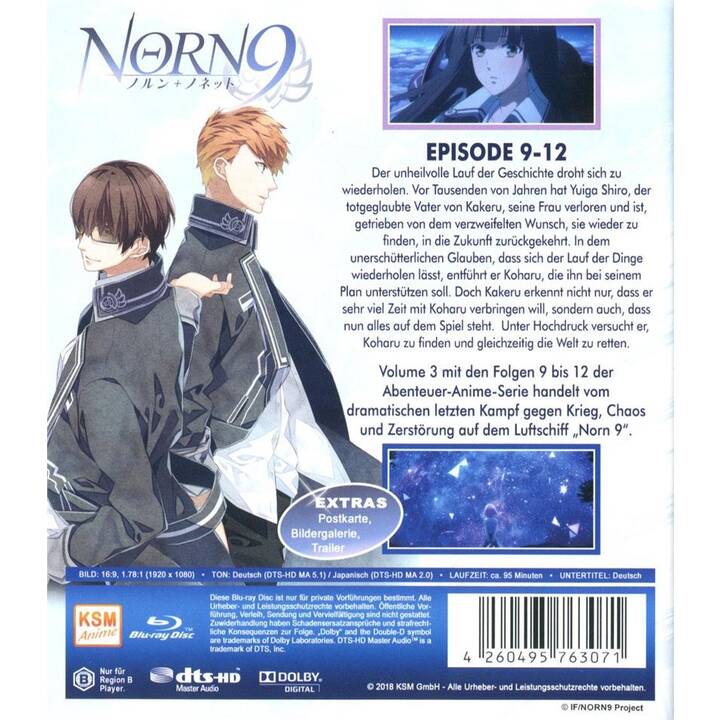 Norn9 - Vol. 3 - Episode 9-12 (JA, DE)