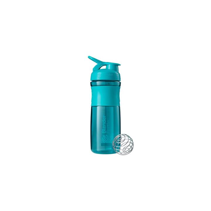 BLENDERBOTTLE Bottiglia per bambini SportMixer (0.82 l, Blu, Turchese, Petrol)