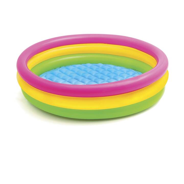 INTEX Piscina per neonati e bambini Sunset Glow (114 cm  x 114 cm  x 25 cm)