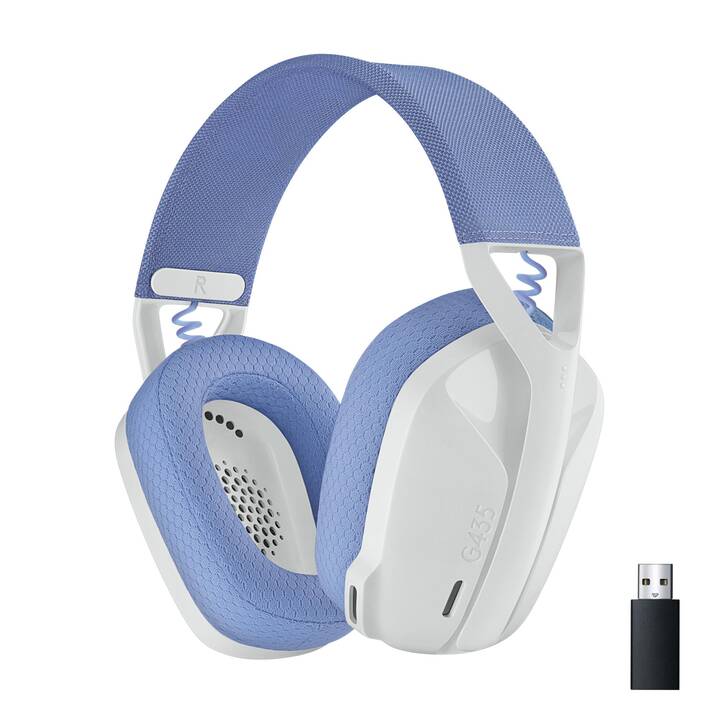 LOGITECH Lightspeed G435 (Over-Ear, Weiss)