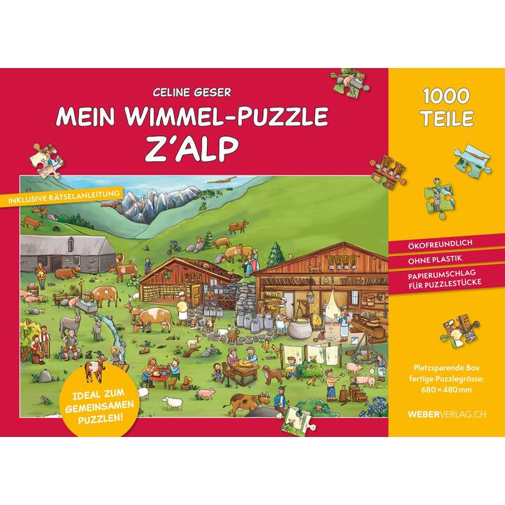 WEBER VERLAG Animali Puzzle (500 pezzo)