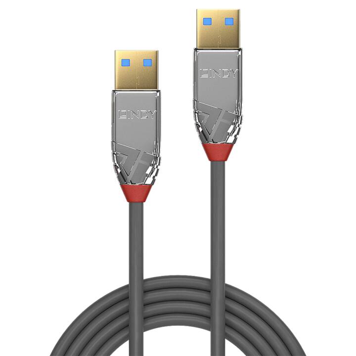 LINDY USB-Kabel Grau - 3 m
