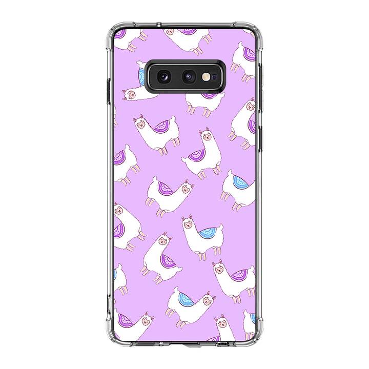 EG coque pour Samsung Galaxy S10 5G 6.7" (2019) - violet - alpaga