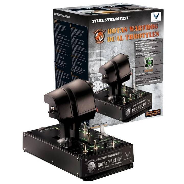 THRUSTMASTER HOTAS Warthog™ Dual Throttles Joystick (Schwarz)