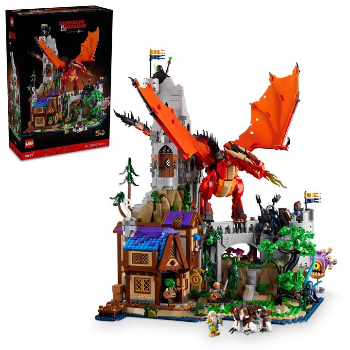 LEGO Ideas Dungeons & Dragons : L’histoire du dragon rouge (21348, Difficile à trouver)