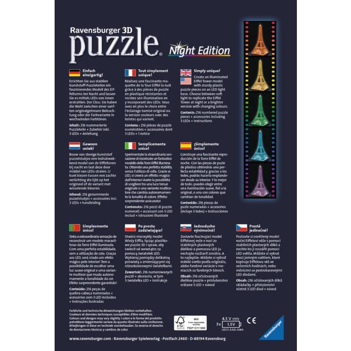 RAVENSBURGER Sehenswürdigkeit 3D Puzzle (216 x)